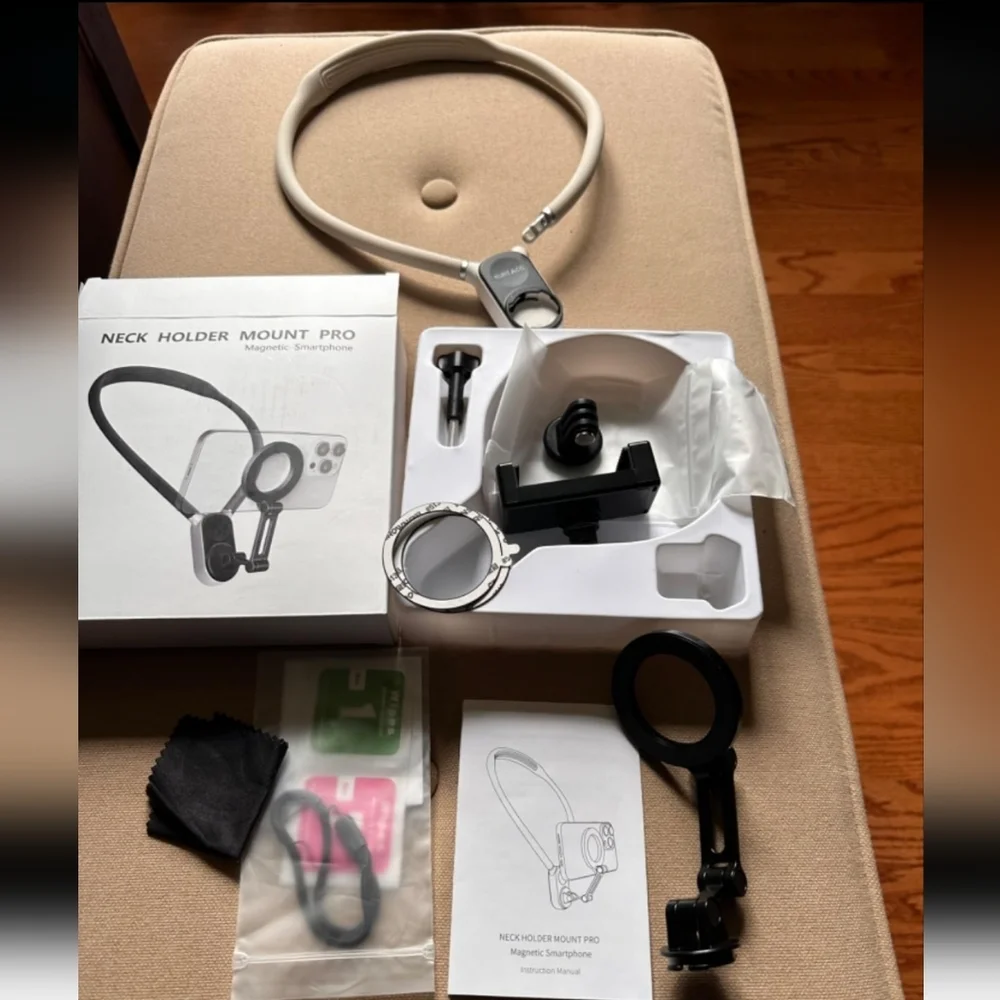 3in1 Magnetic Neck Phone Holder
